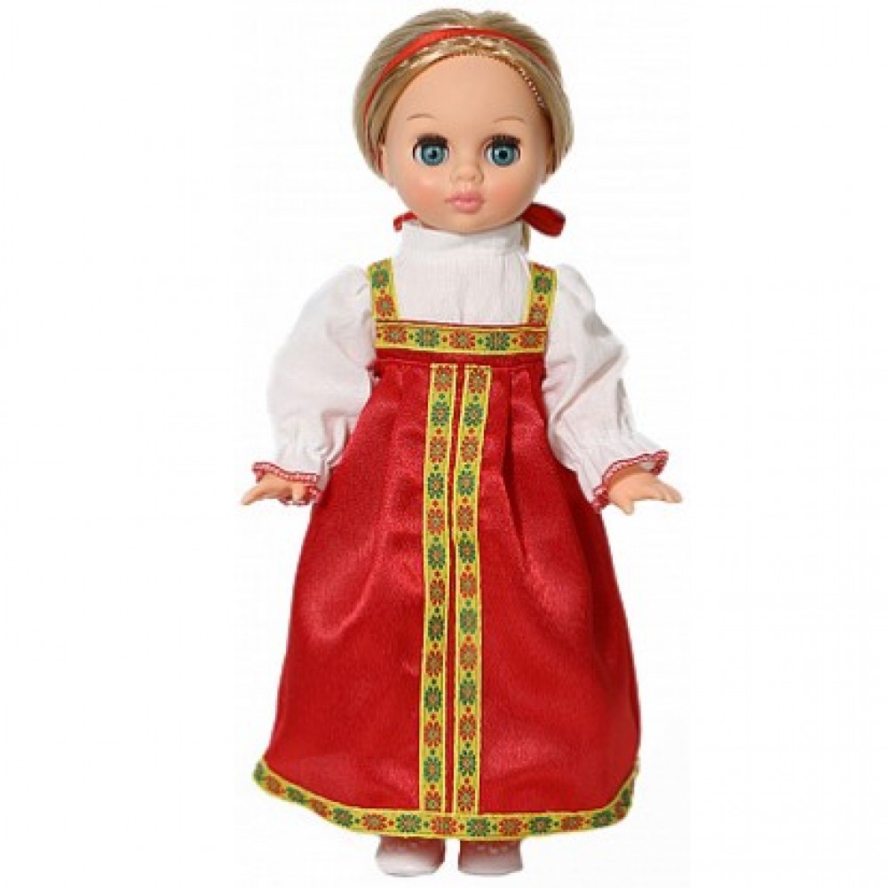 Кукла "Эля" в русском костюме В3189 4309100 Медведь Калуга