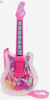 Игрушка музыкальная "Супер-гитара", для девочек, с микрофоном, очками, 6 мелодий   1855512 Медведь Калуга