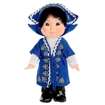 Кукла "Веснушка в казахском костюме, мальчик" 26см 2292335 Медведь Калуга