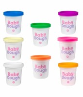 Тесто для лепки BabyDough, набор 8 цветов, яркие (арт.BD020) Медведь Калуга