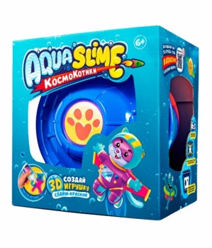 Большой набор "Aqua Slime": набор для изготовления фигурок из цветного геля (арт.AQ002) Медведь Калуга