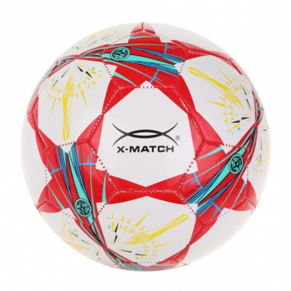 Мяч футбольный X-Match, 1 слой PVC, 1.6 mm., звёзды Медведь Калуга