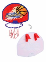 Набор для игры в баскетбол; щит 28,21,5 см. кольцо17 см., мяч 12 см., насос Медведь Калуга
