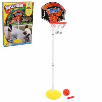 Набор напольный баскетбол, стойка высота 105 см, щит, мяч, насос, коробка Медведь Калуга