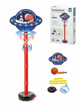 Набор напольный баскетбол, стойка высота 135 см, щит, мяч, насос, коробка Медведь Калуга