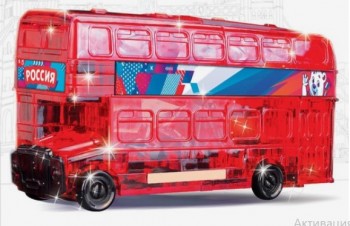ZABIAKA 3D Пазл кристаллический "Автобус" цвета микс  SL-02531  4241003 Медведь Калуга
