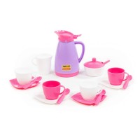 Набор детской посуды "Алиса" на 4 персоны (Pretty Pink) Медведь Калуга