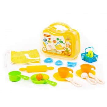 Набор детской посуды (20 элементов) (в чемоданчике малом) Медведь Калуга