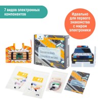 Конструктор PINLAB 204 Безопасная бомба, Полицейская мигалка Медведь Калуга
