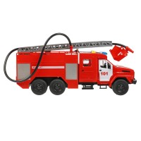 356766 Машина пластик свет-звук URAL NEXT ПОЖАРНАЯ 28 см, двер, люк, вода, ин, кор. Технопарк в кор. Медведь Калуга