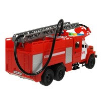 356766 Машина пластик свет-звук URAL NEXT ПОЖАРНАЯ 28 см, двер, люк, вода, ин, кор. Технопарк в кор. Медведь Калуга