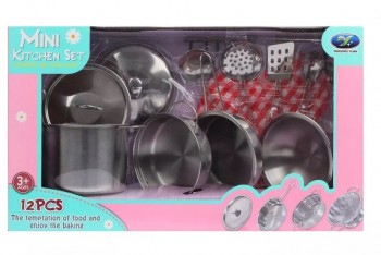 Игровой набор Посуда мет., в компл.10 предм., кор. Медведь Калуга
