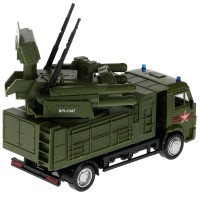 338055 Машина металл свет-звук KAMAZ АРМИЯ РОССИИ 17 см, двер, подв.дет, инер, кор. Технопарк в кор. Медведь Калуга