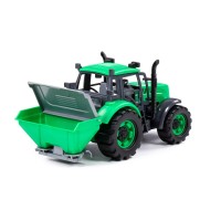 Трактор "Прогресс" сельскохозяйственный инерционный (зелёный) (в коробке) Медведь Калуга