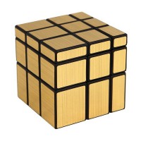 Зеркальный Кубик 3x3 Золотой Медведь Калуга