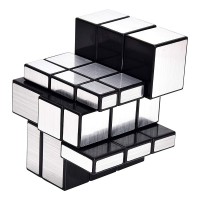 Зеркальный Кубик 3x3 Серебряный Медведь Калуга