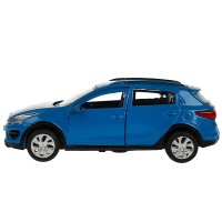 361413 Машина металл KIA RIO X длина 12 см, двери, багаж, инерц, синий, кор. Технопарк в кор.2*36шт Медведь Калуга