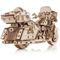 Сборная модель из дерева EWA Мотоцикл Байк Медведь Калуга