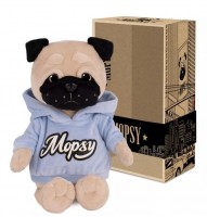 Мягкая игрушка Мопс Мопси в Худи 20 см Медведь Калуга