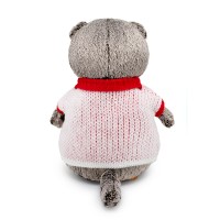 Мягкая игрушка BUDI BASA Ks25-249 Басик в свитере с сердцем 25 см Медведь Калуга