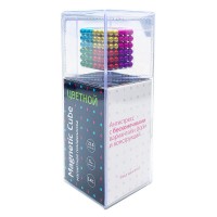 Магнитный куб Magnetic Cube, разноцветный, 216 шариков, 5 мм Медведь Калуга