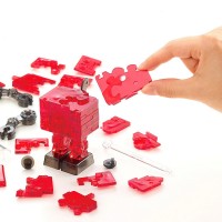 3D-головоломка "Робот красный" Медведь Калуга