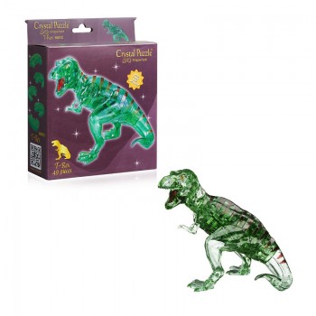 3D-головоломка "Динозавр Тираннозавр Зеленый" Медведь Калуга