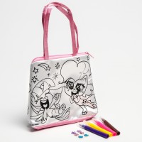 Набор для творчества Сумка раскраска с фломастерами, My little pony   6756811 Медведь Калуга