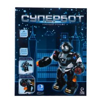 Робот "Супербот", световые и звуковые эффекты, работает от батареек, зелёный цвет SL-05446B  7347339 Медведь Калуга