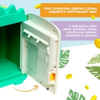 ZABIAKA Дино-сейф SL-06178 звук, цвет зелёный   9591743 Медведь Калуга