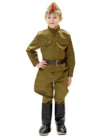 Солдат в галифе Маскар костюм 3-5 лет рост 104-116 Медведь Калуга