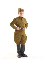 Солдат в галифе Маскар костюм 8-10 лет рост 140-152 Медведь Калуга
