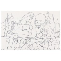 Набор для творчества Картина по номерам "Малыш и Карлсон" 20х30 см. 10215343 Медведь Калуга