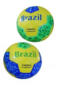 Мяч футбольный X-Match "Бразилия", 1 слой PVC 1.8 мм., размер оф. №5, 350 гр. Медведь Калуга
