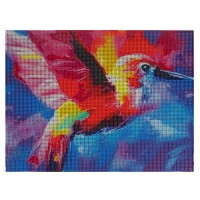 357303 Алмазная мозаика 30*40 см с полным заполнением на подрамнике колибри МУЛЬТИ АРТ в кор.24шт Медведь Калуга