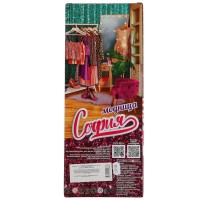 306267 Кукла 29 см София сингл, длинные цветные волосы, в кор КАРАПУЗ в кор.24шт Медведь Калуга