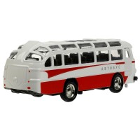 369112 Машина металл АВТОБУС длина 14,5 см, двери, инерц, красный, кор. Технопарк в кор.2*36шт Медведь Калуга