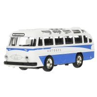 369110 Машина металл АВТОБУС длина 14,5 см, двери, инерц, синий, кор. Технопарк в кор.2*36шт Медведь Калуга
