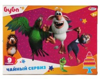 319771 Набор посуды БУБА пластик в кор. 35*25*6,5см ИГРАЕМ ВМЕСТЕ в кор.2*12шт Медведь Калуга