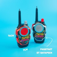 Набор раций "Герои улиц", работает от батареек, №SL-01379   3297660 Медведь Калуга