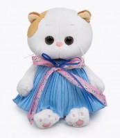 Кошечка Ли-Ли BABY в платье из жатой ткани с бантом 20 см Медведь Калуга