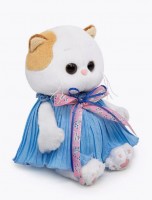 Кошечка Ли-Ли BABY в платье из жатой ткани с бантом 20 см Медведь Калуга