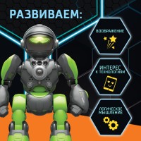 IQ BOT Робот радиоуправляемый "Кибер Бот" SL-07054B цвет серый, звук, свет   10320781 Медведь Калуга