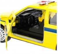 380536 Машина металл свет-звук LADA-2108 "СПУТНИК" ПОЛИЦИЯ 12 см, двери, кор. Технопарк в кор.2*36шт Медведь Калуга