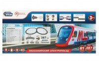 372410 Железная дорога р/у, МЕТРОПОЛИТЕН свет, звук, 387 см, кор.59*27,5*5 см ТЕХНОДРАЙВ в кор.2*9шт Медведь Калуга