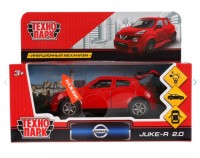 278713   Машина металл свет-звук "NISSAN JUKE-R 2.0" 12см, инерц, КРАСНЫЙ в кор. Технопарк в кор.2*3 Медведь Калуга