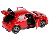278713   Машина металл свет-звук "NISSAN JUKE-R 2.0" 12см, инерц, КРАСНЫЙ в кор. Технопарк в кор.2*3 Медведь Калуга