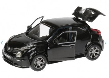 278712 Машина металл свет-звук NISSAN JUKE-R 2.0 12 см, двери, багаж, черный, кор. Технопарк в кор.2 Медведь Калуга