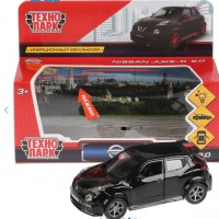 278712 Машина металл свет-звук NISSAN JUKE-R 2.0 12 см, двери, багаж, черный, кор. Технопарк в кор.2 Медведь Калуга