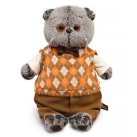 Кот Басик в трикотажном жилете Медведь Калуга